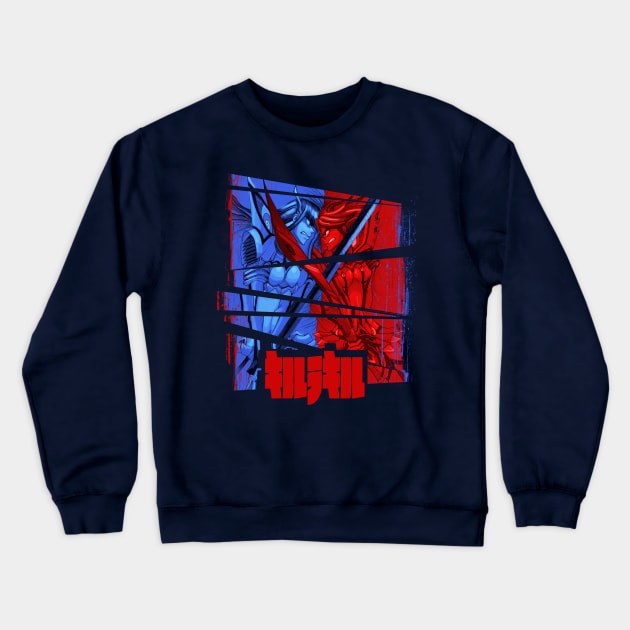 Satsuki vs Ryuko Crewneck Sweatshirt by AlexRoivas